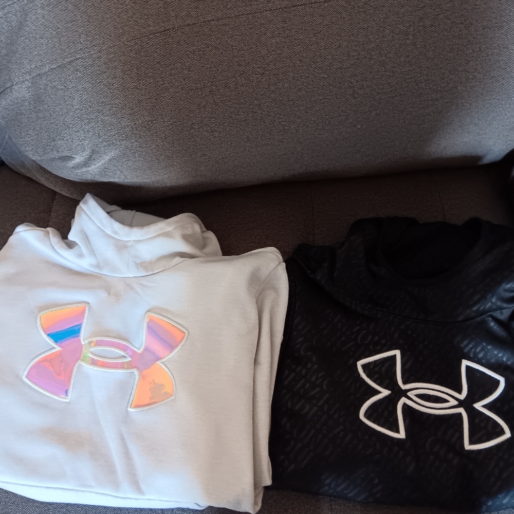 Girls Set Of 2 Under Armour Sweatshirts XL
